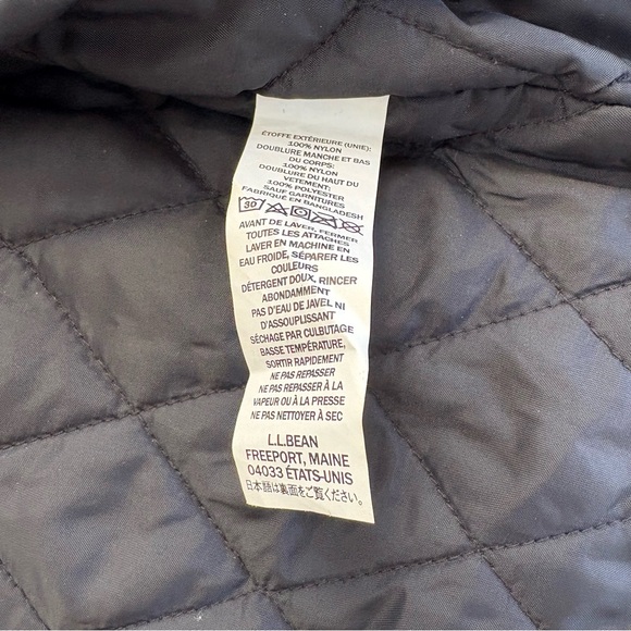 LL Bean Winter Warmer Fleece Lined Coat - Picture 6 of 12